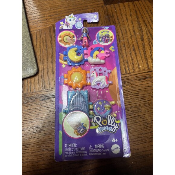 Polly Pocket Bracelet Treasures Wearables with Snap-Together Sections and Micro - Picture 1 of 2